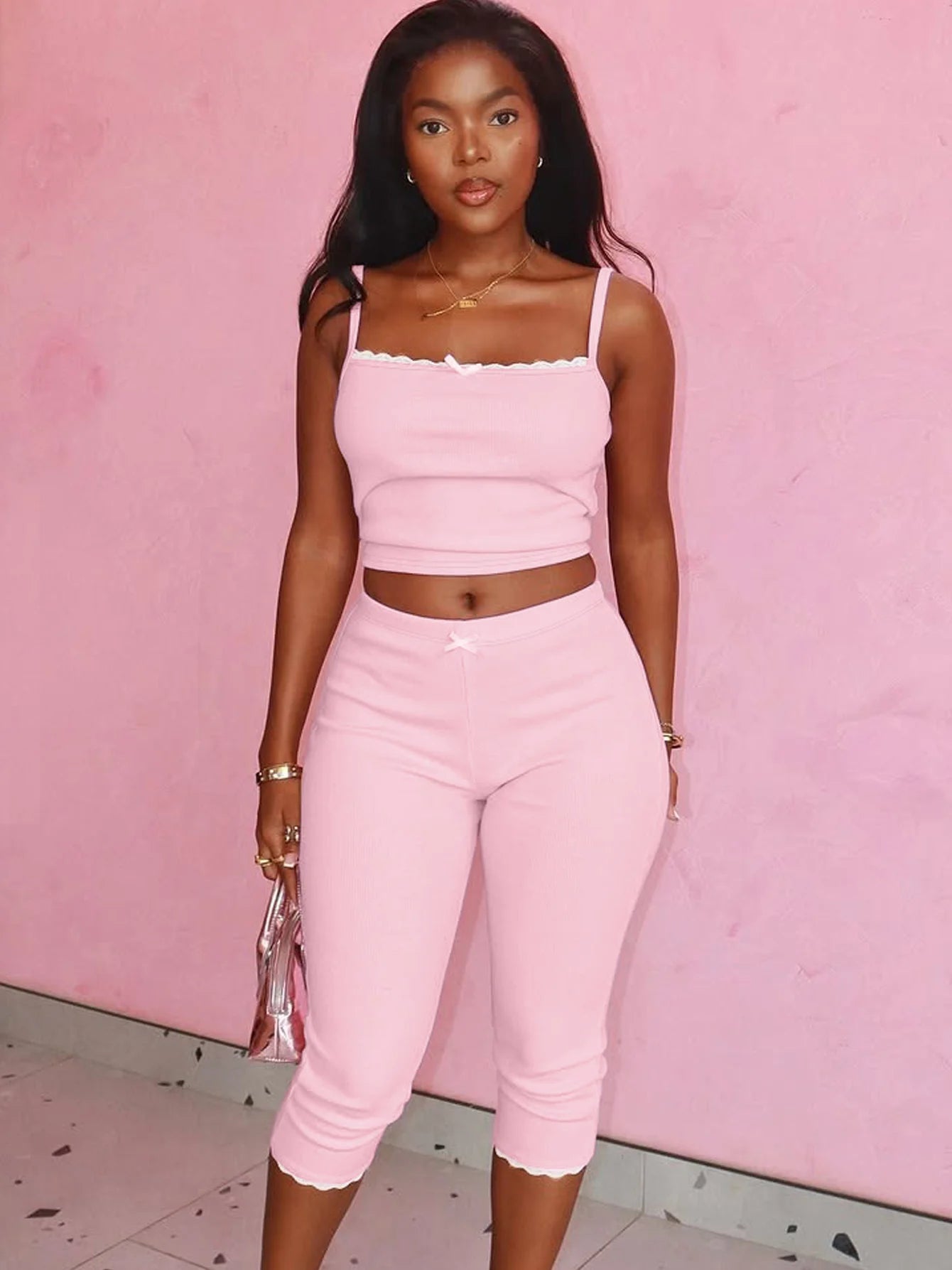 Casual 2 Pcs Sets Summer Women Outfits Streetwear Sport by DERILUJA LLC