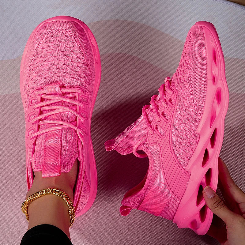 Women Sport Shoes Fashion Platform Sneakers Ladies Spring Winter Flats Running Shoes for Woman Plus Size 43 by Badon Shop LLC