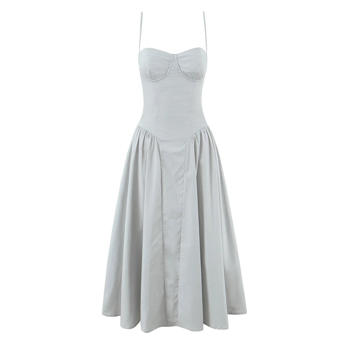 Dress Women Low Waist A-line Midi Holiday Summer Dresses Party Robe 2026 Vestido by DERILUJA LLC