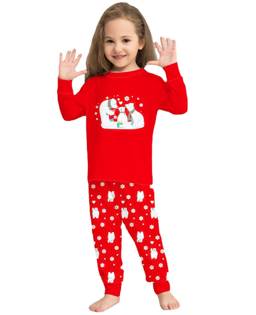 Christmas Family Pajamas Matching Sets Christmas Sleepwear Parent-Child Pjs Outfit For Christmas Holiday Xmas Party by My Store