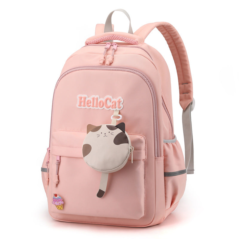 Primary And Secondary School Students Childlike Cute Backpack by DERILUJA LLC