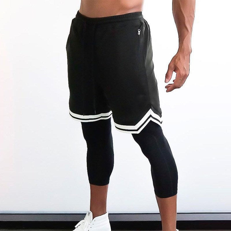 Running Exercise Shorts Men's Training Pant by DERILUJA LLC