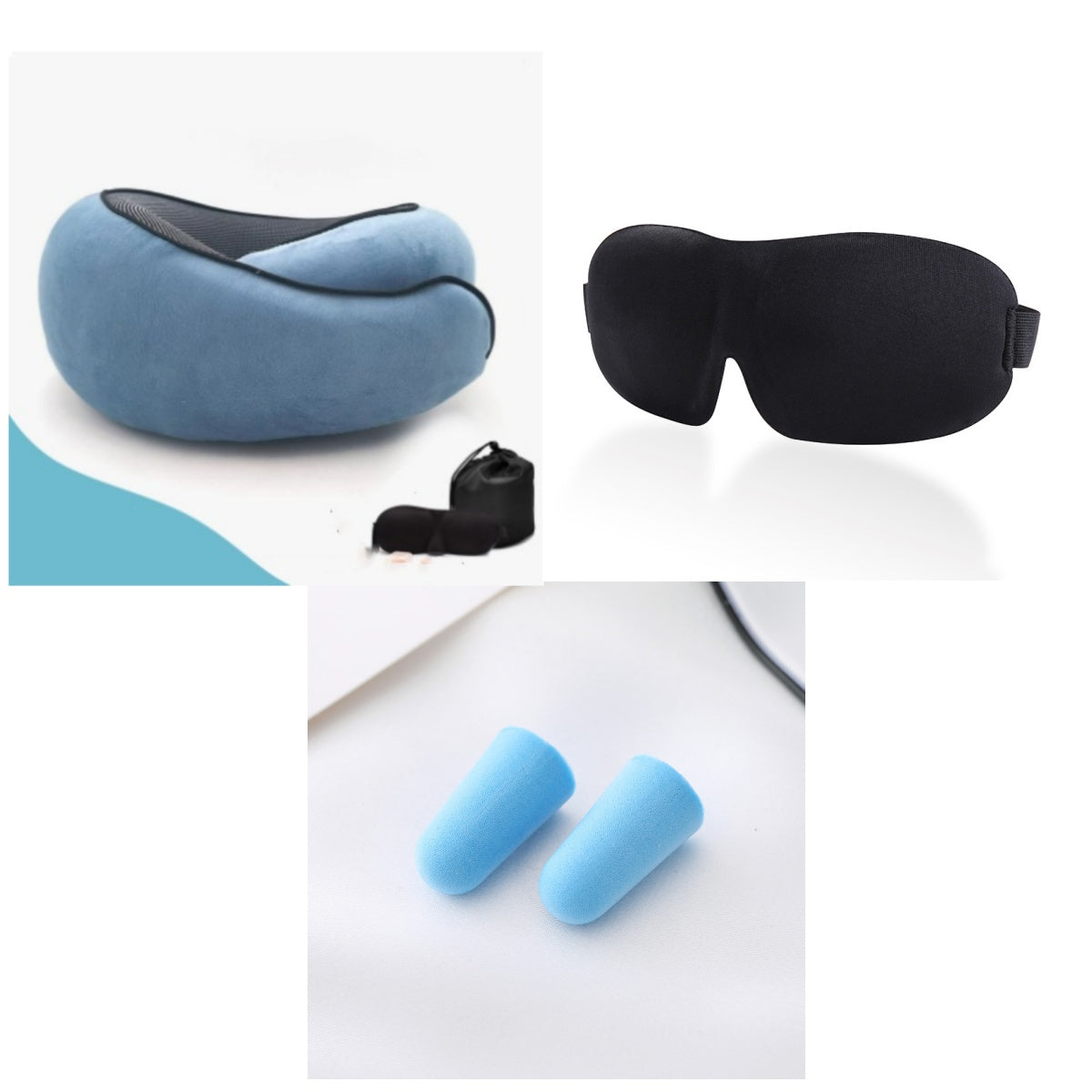 Travel Neck Pillow Non-Deformed Airplane Pillow Travel Neck Cushion Durable U-Shaped Travel Memory Cotton Nap Neck Pillow by DERILUJA LLC