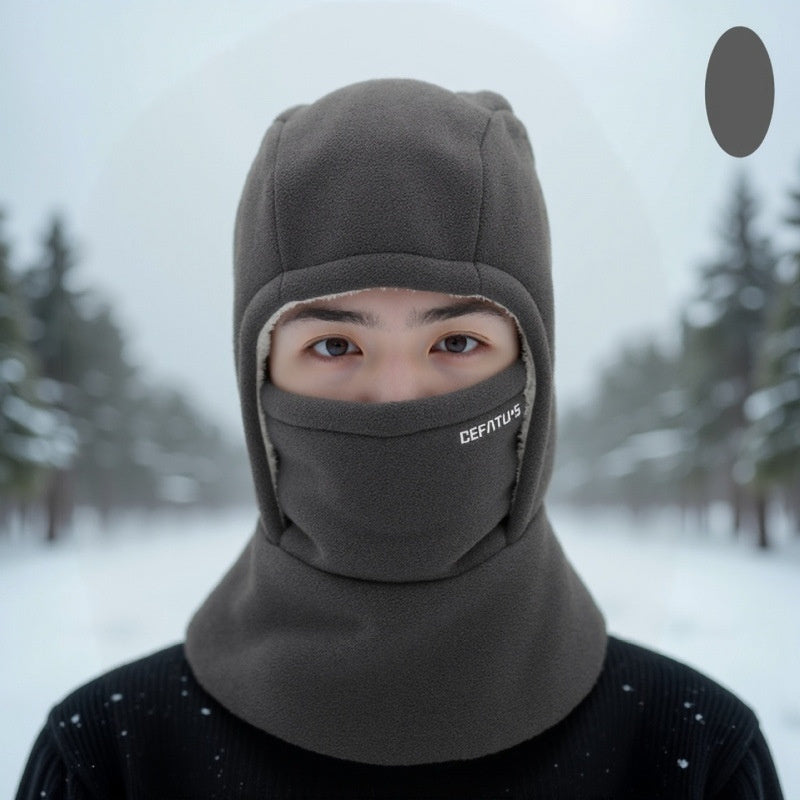 Essential Winter Cycling Gear For Men A Windproof Thickened And Insulated Neck Gaiter Mask That Provides Protection In Cold Weather by DERILUJA LLC