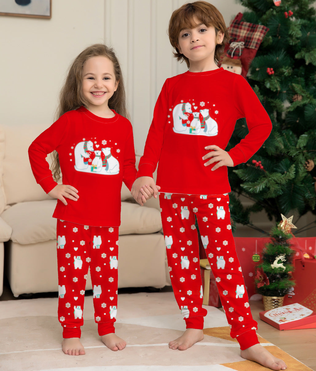 Christmas Family Pajamas Matching Sets Christmas Sleepwear Parent-Child Pjs Outfit For Christmas Holiday Xmas Party by My Store