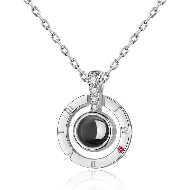 Projection Necklace With Gift Box kado