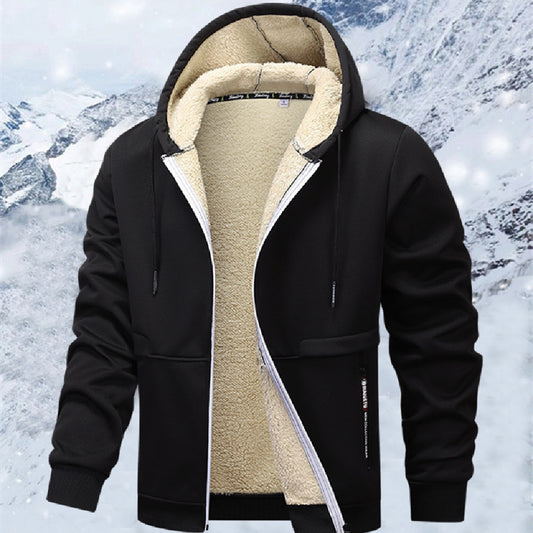 Men's Fashion Lambswool Thickened Coat Sweatshirt by My Store