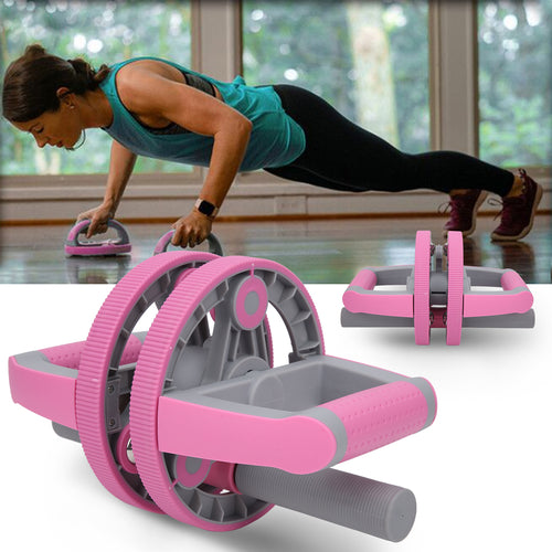 Multifunctional Abdominal Wheel Pull Strap Gym Fitness Training Set by DERILUJA LLC
