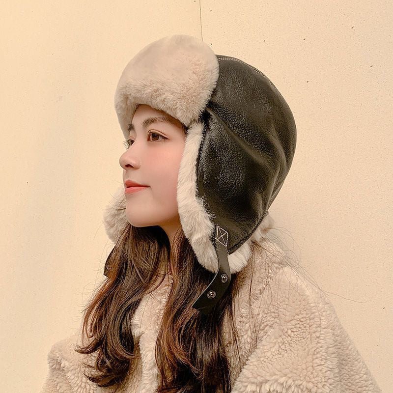 Knitted Windproof Autumn And Winter Hat For Winter by DERILUJA LLC