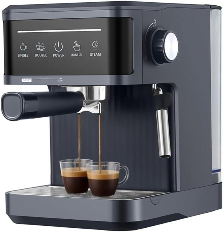 Electrical Coffee Maker Smart Coffee Machine Milk Frother Espresso Cappuccino by DERILUJA LLC