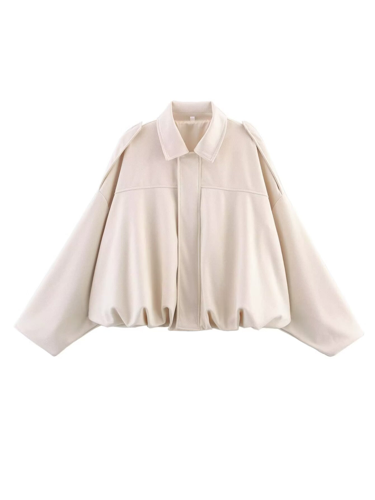 Faux Suede Texture Pilot Jacket - Men's Casual Zip Up Coat with Soft Touch Finish for Daily Wear by DERILUJA LLC