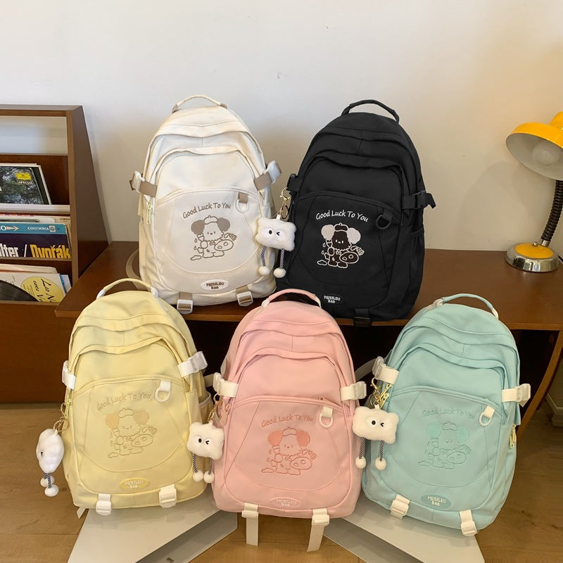Middle School Women College Students' Backpack by DERILUJA LLC
