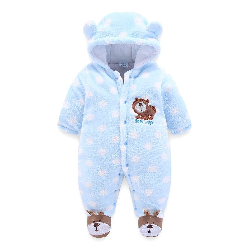Newborn Clothes Winter Onesies Fall Winter by DERILUJA LLC