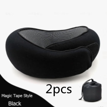Travel Neck Pillow Non-Deformed Airplane Pillow Travel Neck Cushion Durable U-Shaped Travel Memory Cotton Nap Neck Pillow by DERILUJA LLC