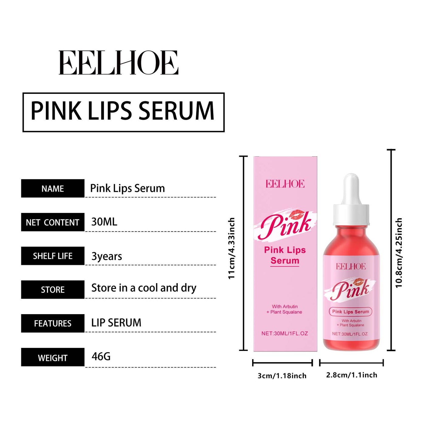 P Ink Lip Lightening Pigment E Ssence 30ml 1 Box by DERILUJA LLC