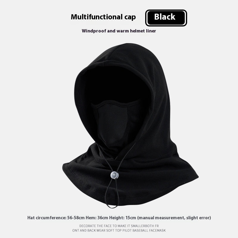 Winter Thermal Fleece Scarf Ski Face Mask Neck Warmer Hood Hat Windproof Cold Warm Riding Cap Sports Outdoor by My Store