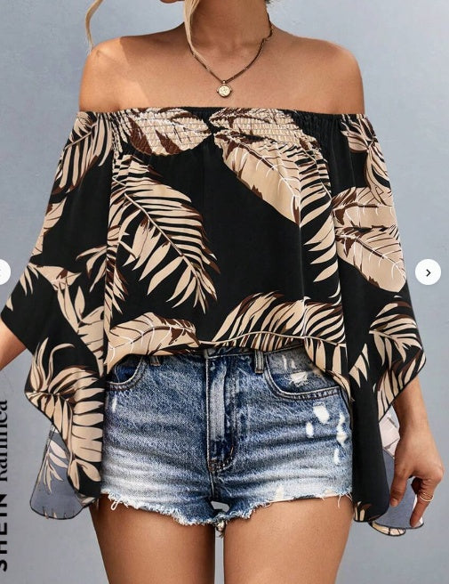 Women's Polyester Top by DERILUJA LLC