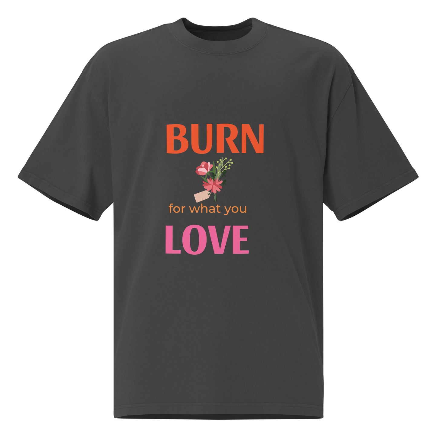 Oversized faded t-shirt by DERILUJA LLC