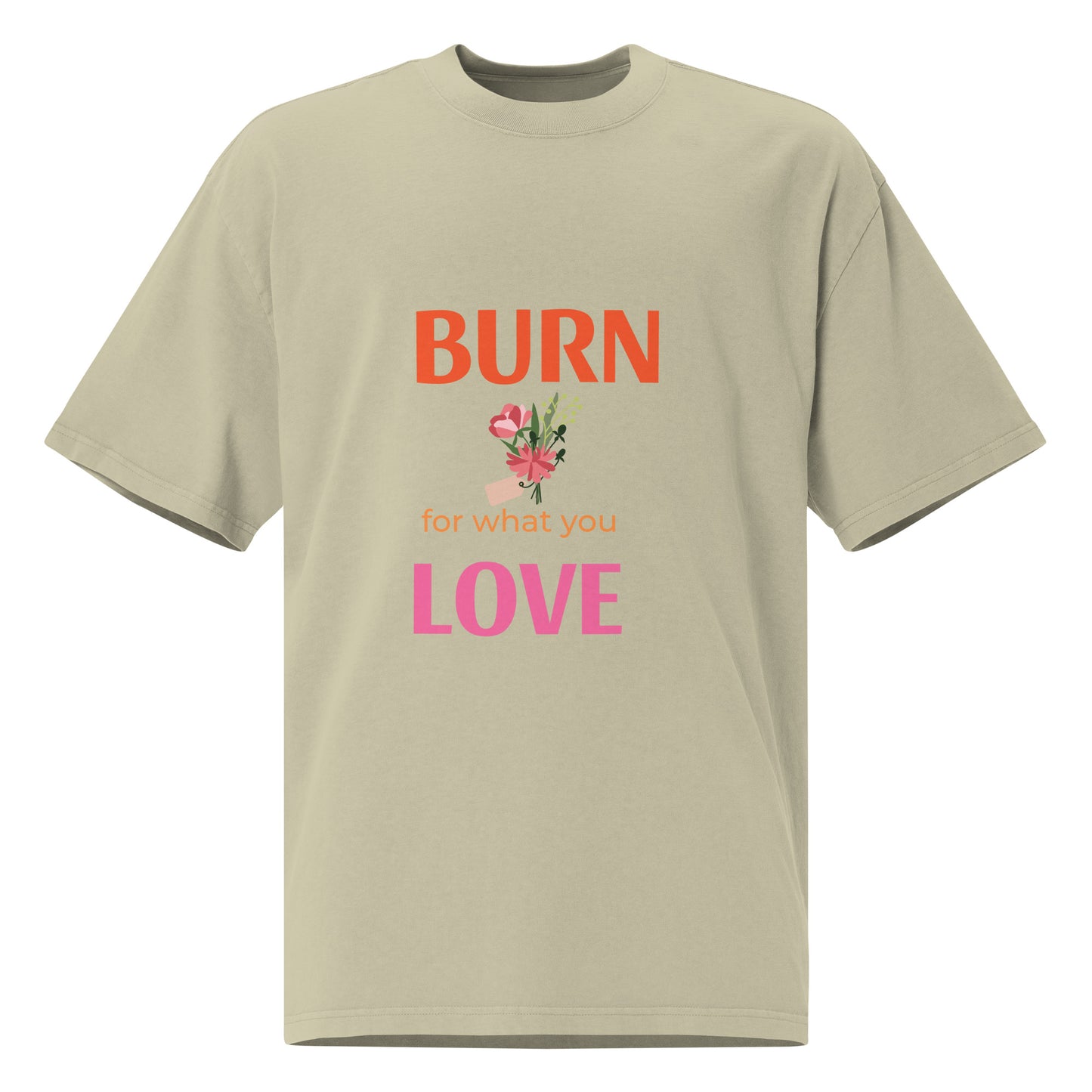 Oversized faded t-shirt by DERILUJA LLC
