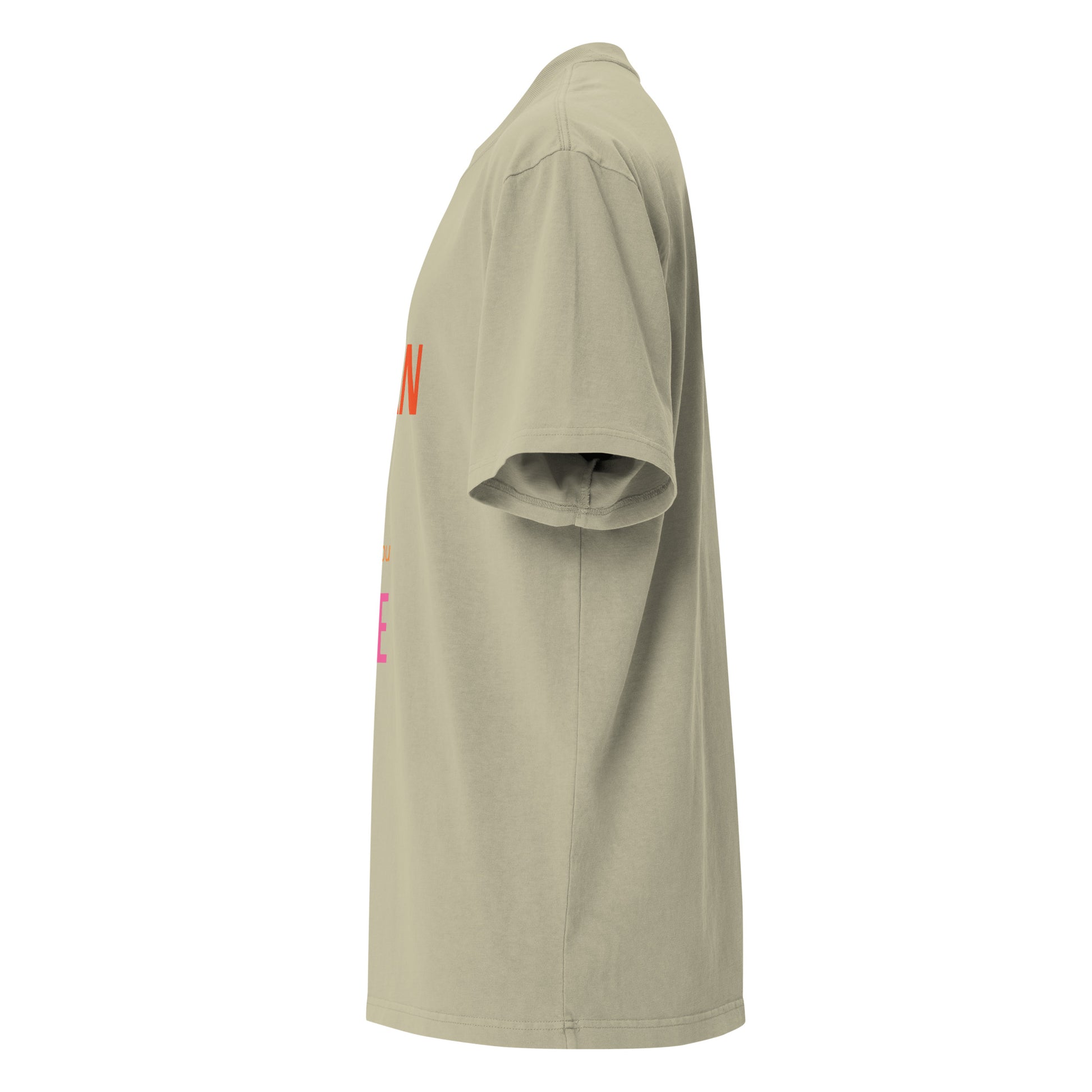 Oversized faded t-shirt by DERILUJA LLC