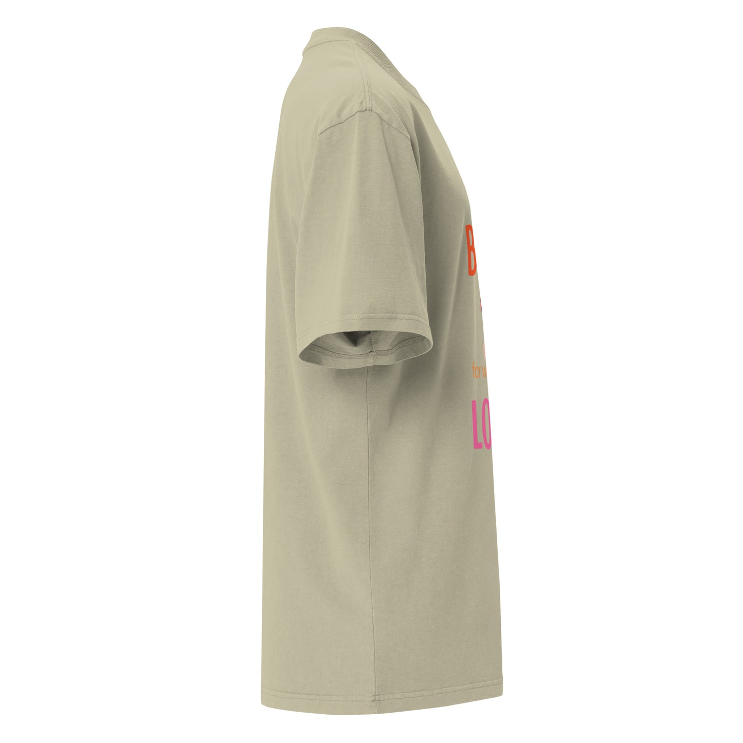 Oversized faded t-shirt by DERILUJA LLC