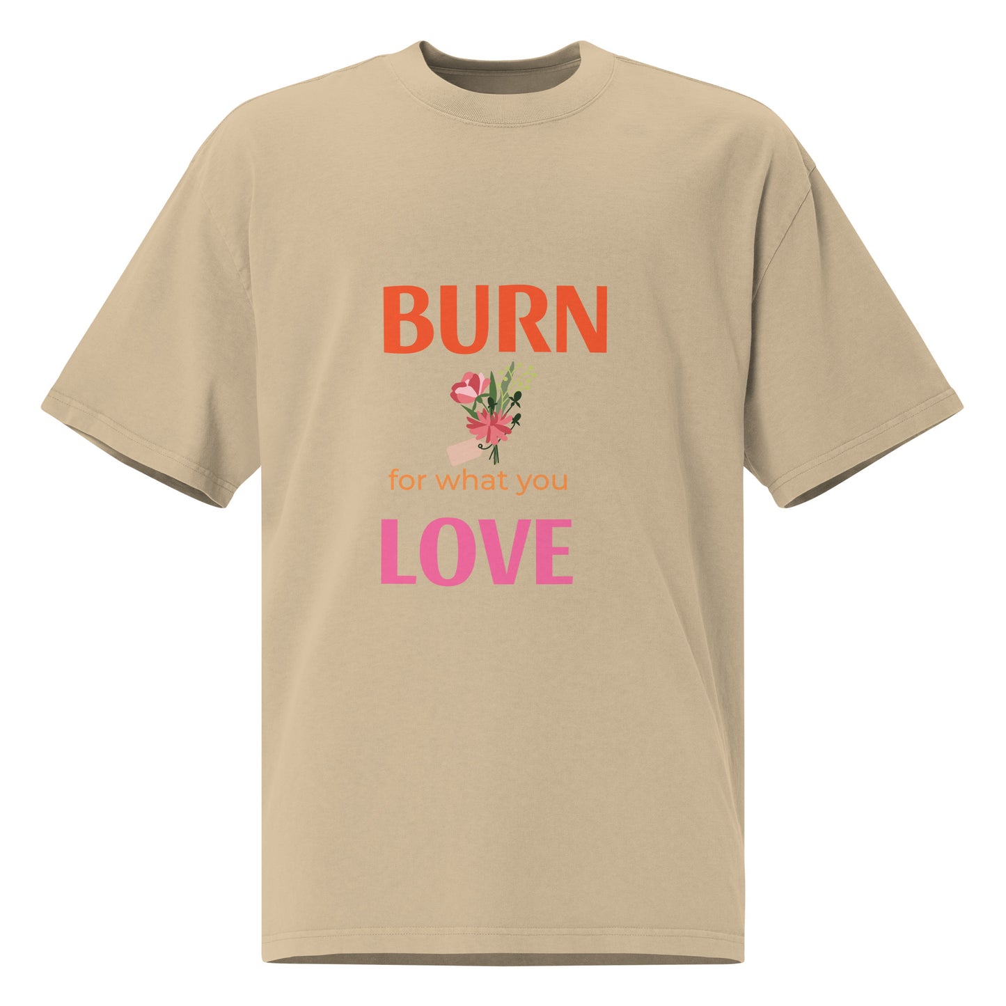 Oversized faded t-shirt by DERILUJA LLC