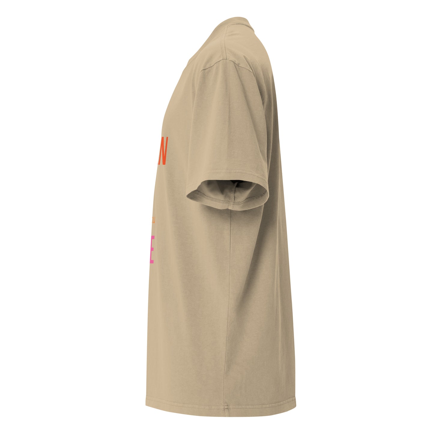 Oversized faded t-shirt by DERILUJA LLC