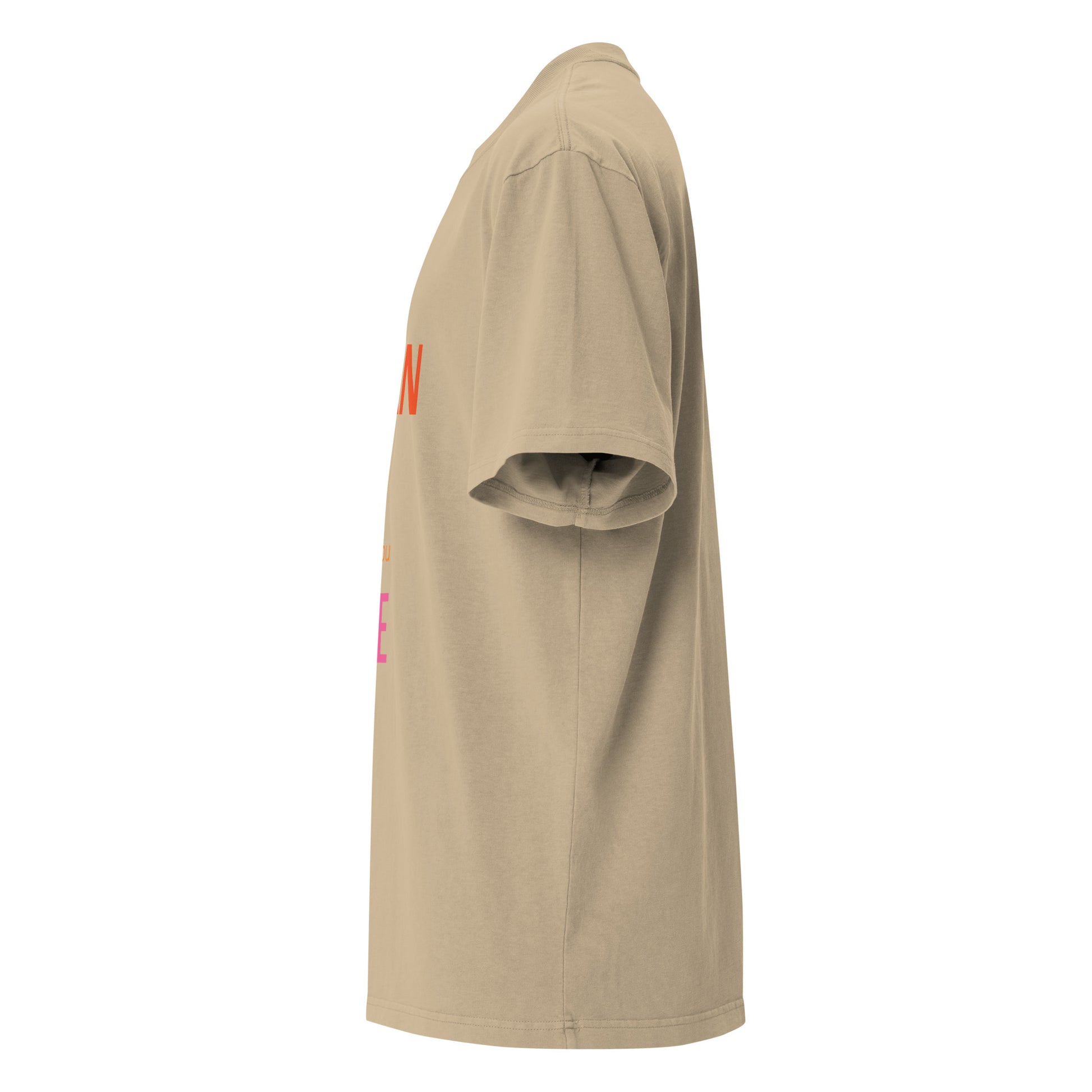 Oversized faded t-shirt by DERILUJA LLC