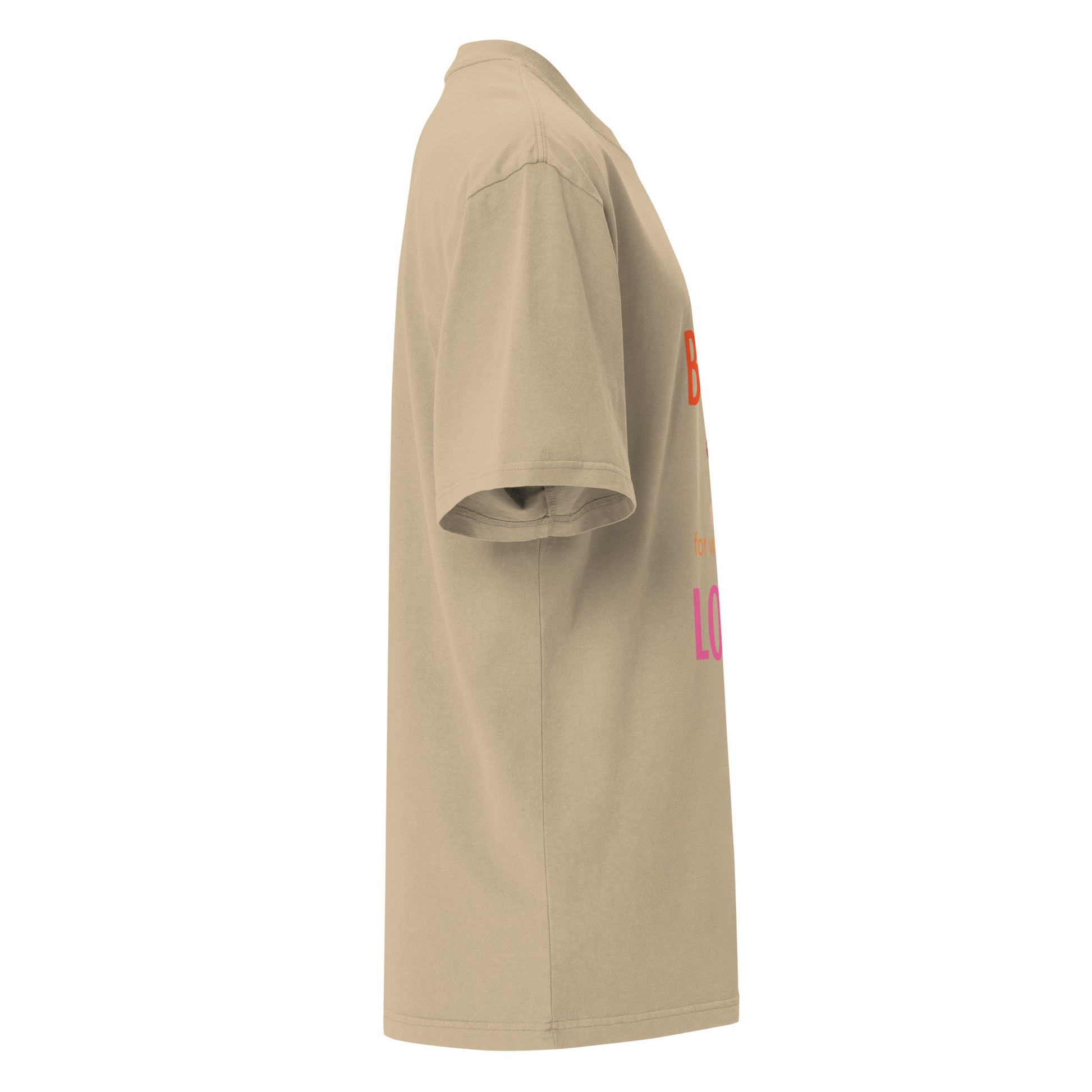 Oversized faded t-shirt by DERILUJA LLC