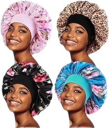 New Silk Sleeping Cap Night Hat Head Cover Bonnet Satin Cheveux Nuit For Curly Hair Care Women Beauty Maintenance Designer