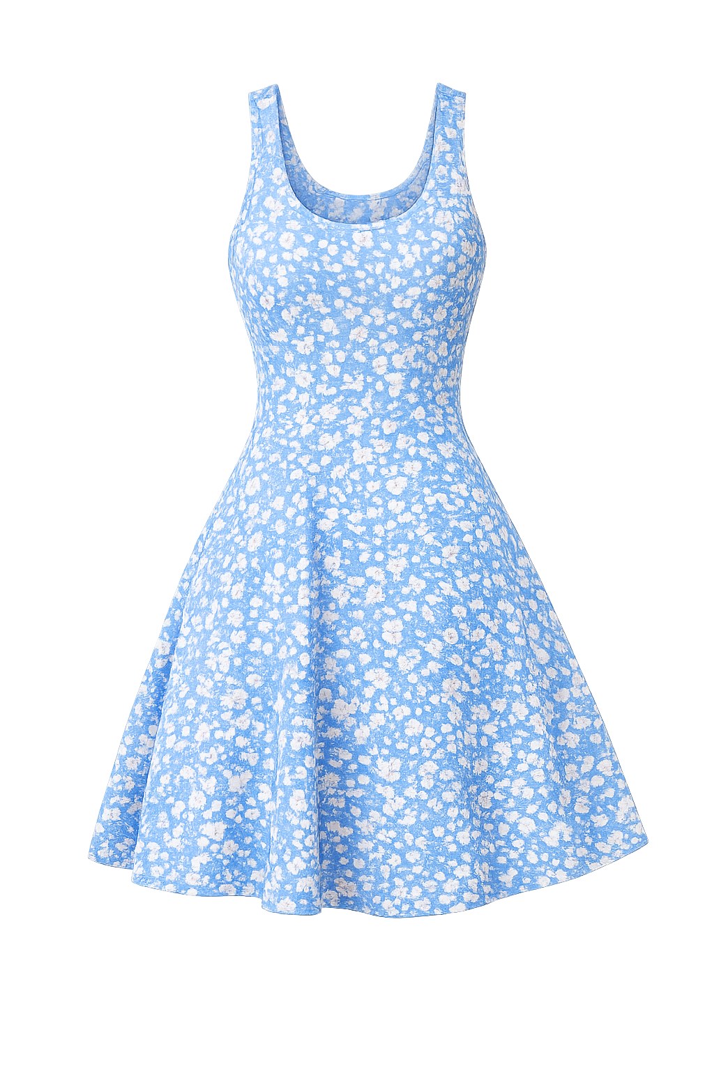 Women's Floral Spaghetti Strap Mini Sundress 2026 by DERILUJA LLC