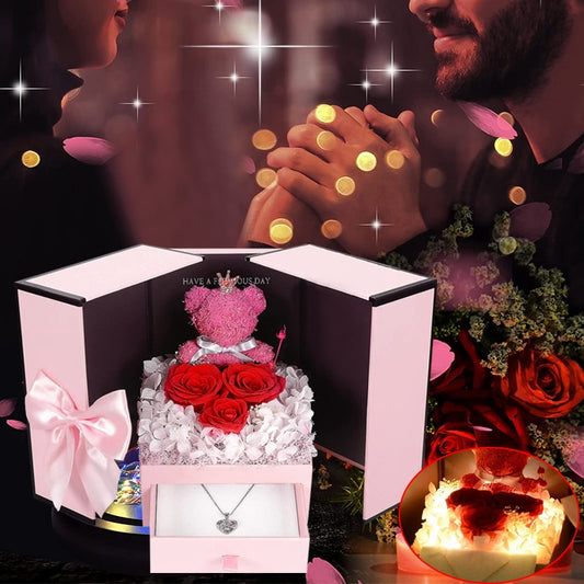 Eternal Rose Flower Gift Box kado