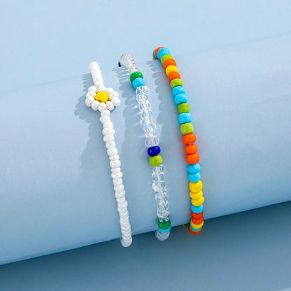 Multilayer Elastic Weave Bracelets