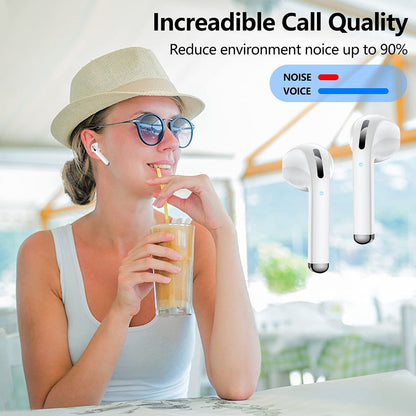 Wireless Earphone With Microphone 9D Stereo